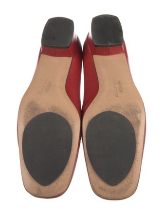 Salvatore Ferragamo Vara Bow Accent Leather Flats