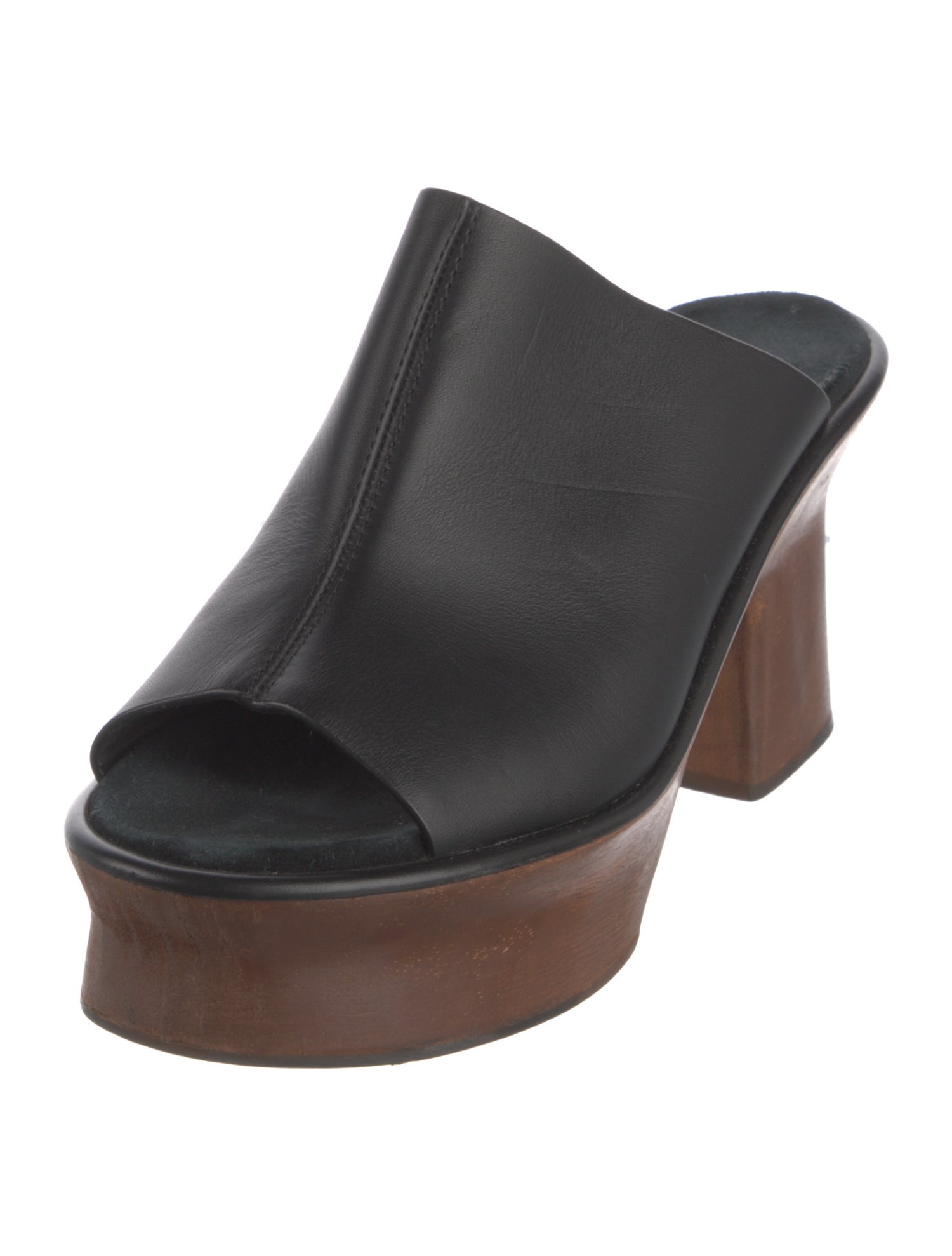 Salvatore Ferragamo Leather Slides