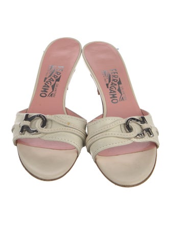 Salvatore Ferragamo Patent Leather Slides