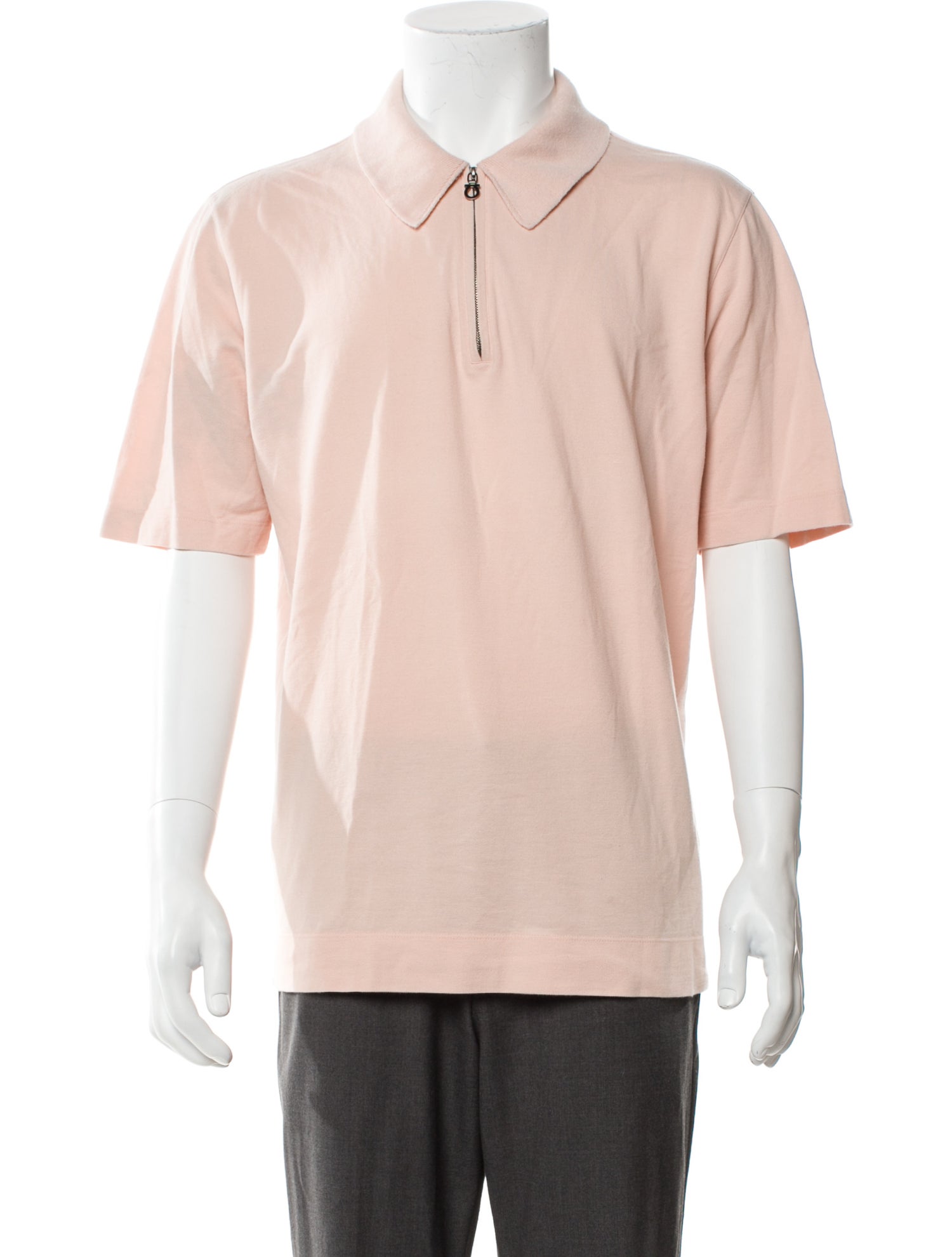 Salvatore Ferragamo Collar Short Sleeve Polo Shirt