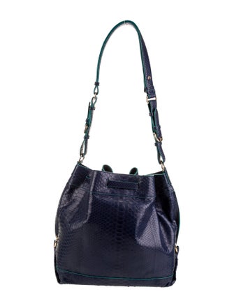 Salvatore Ferragamo Python Bucket Bag