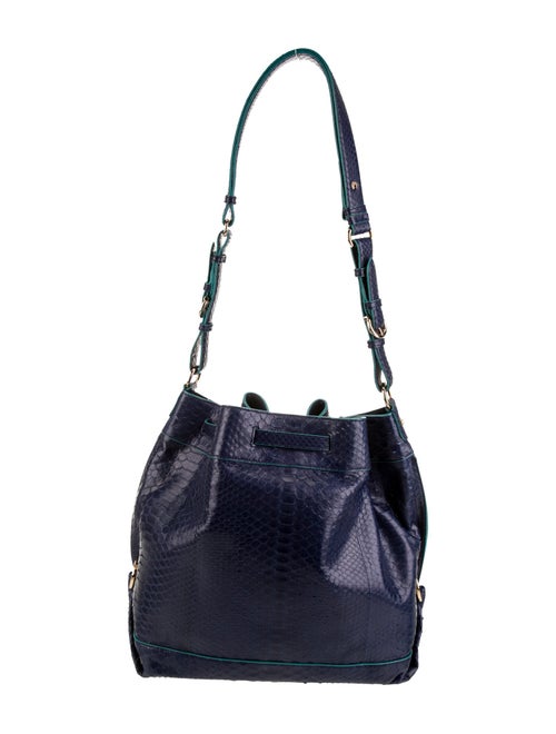 Salvatore Ferragamo Python Bucket Bag