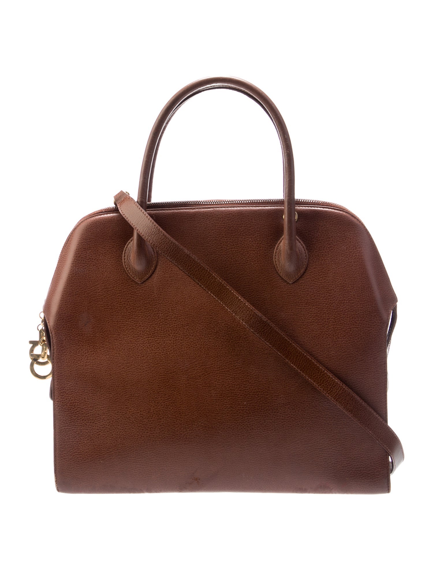 Salvatore Ferragamo Leather Top Handle Bag