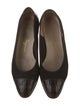 Salvatore Ferragamo Suede Animal Print Ballet Flats