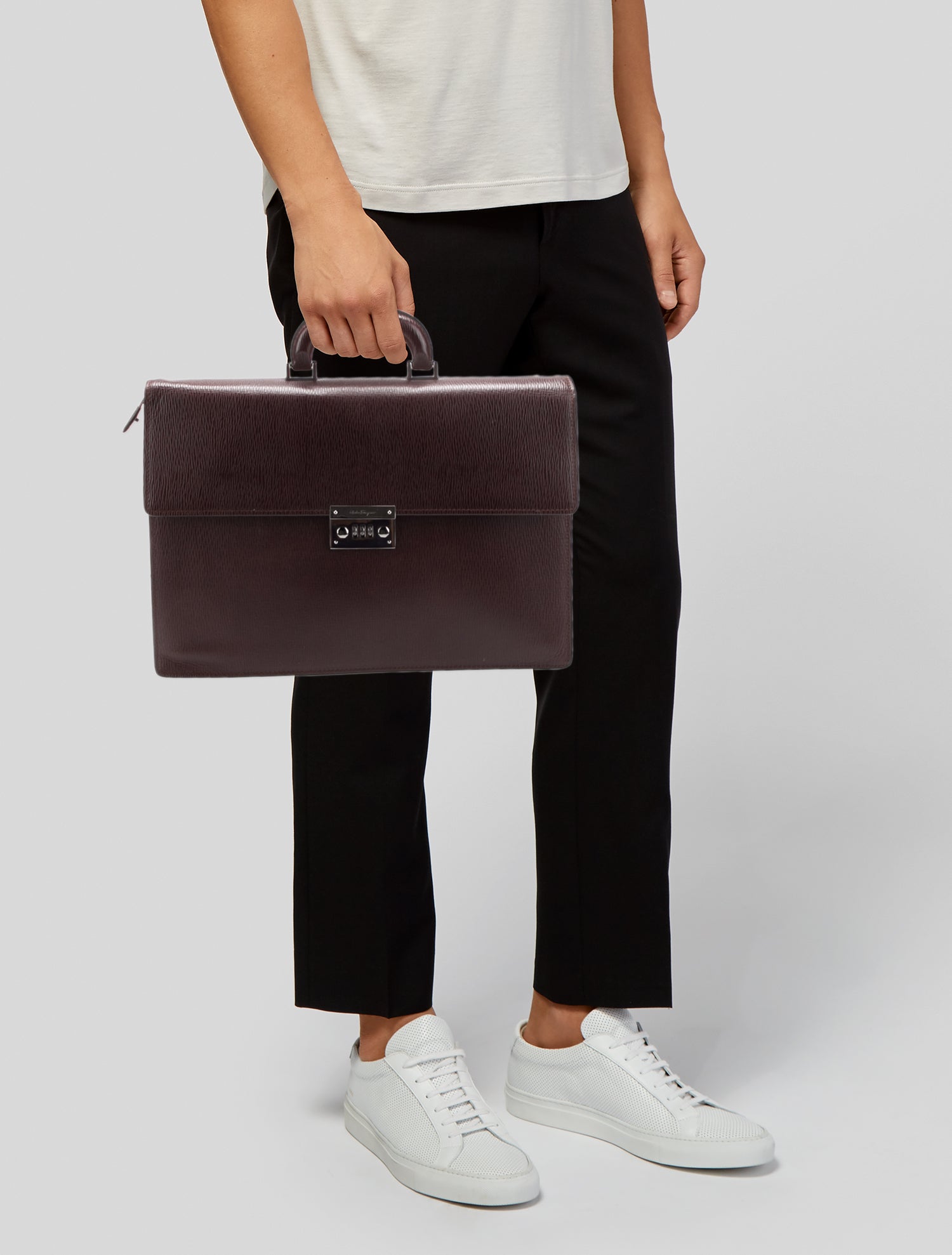 Salvatore Ferragamo Leather Briefcase