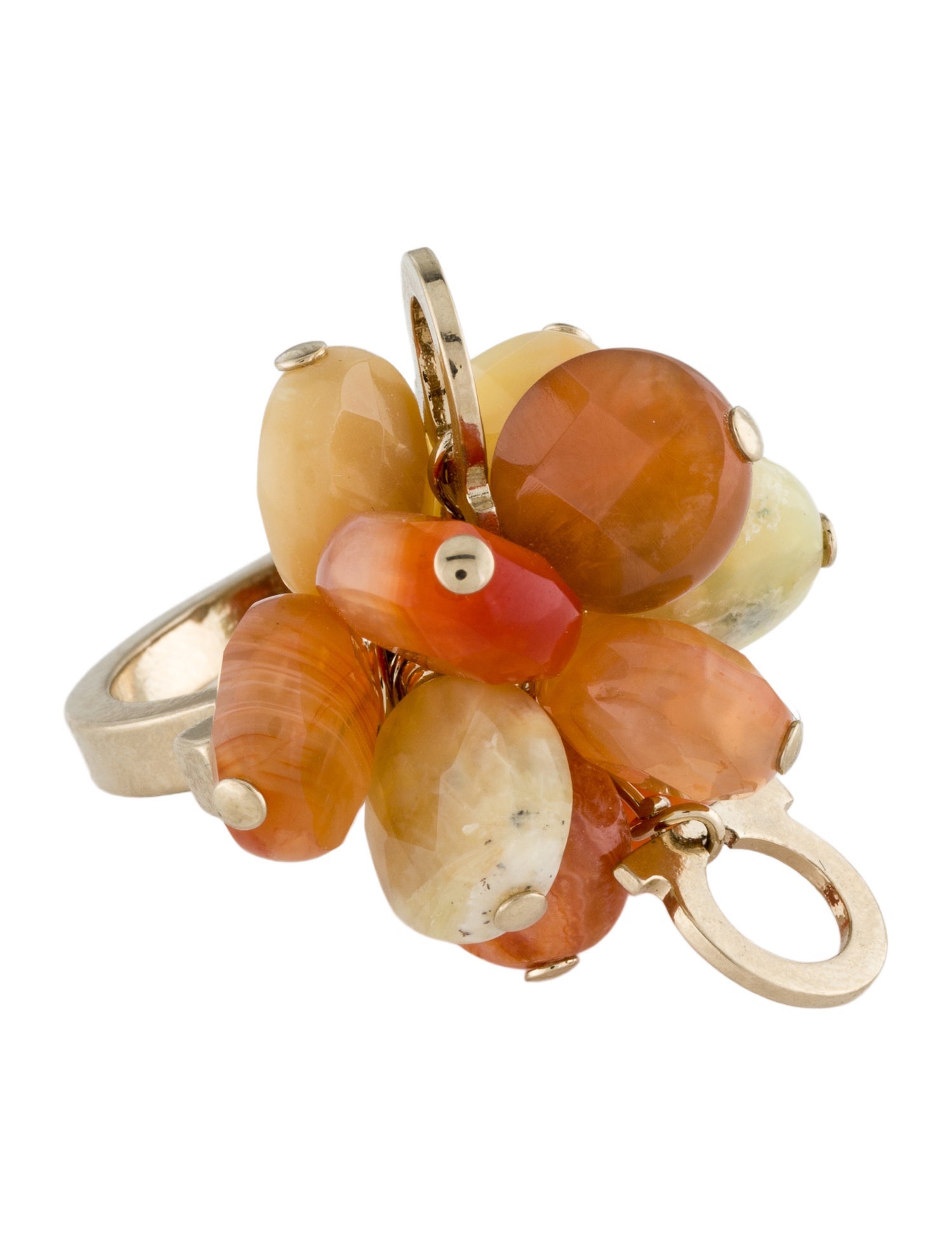 Salvatore Ferragamo Gancini Charm Cocktail Ring