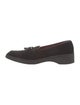 Salvatore Ferragamo Suede Tassel Accents Loafers