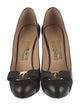 Salvatore Ferragamo Vara Bow Accent Leather Pumps