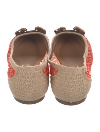 Salvatore Ferragamo Vara Bow Accent Patterned Flats