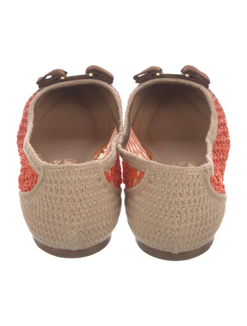 Salvatore Ferragamo Vara Bow Accent Patterned Flats