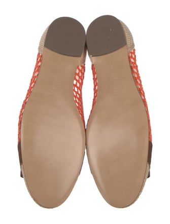 Salvatore Ferragamo Vara Bow Accent Lace Pattern Flats