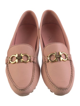Salvatore Ferragamo Horsebit Accent Leather Loafers