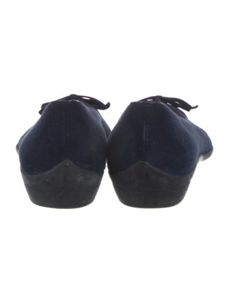 Salvatore Ferragamo Vara Bow Accent Suede Flats