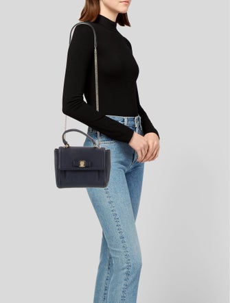 Salvatore Ferragamo Gancini Top Handle Bag