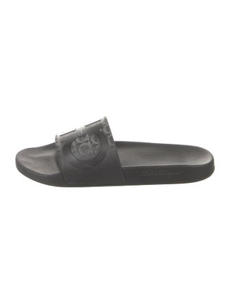 Salvatore Ferragamo Rubber Printed Slides