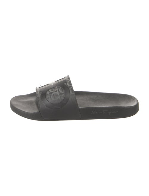 Salvatore Ferragamo Rubber Printed Slides