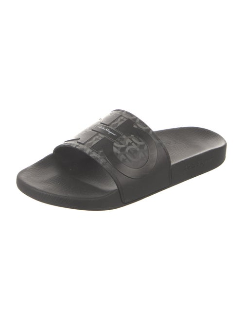 Salvatore Ferragamo Rubber Printed Slides