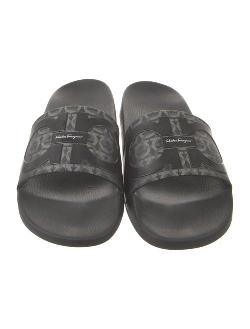 Salvatore Ferragamo Rubber Printed Slides