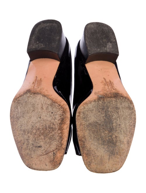 Salvatore Ferragamo Patent Leather Slides