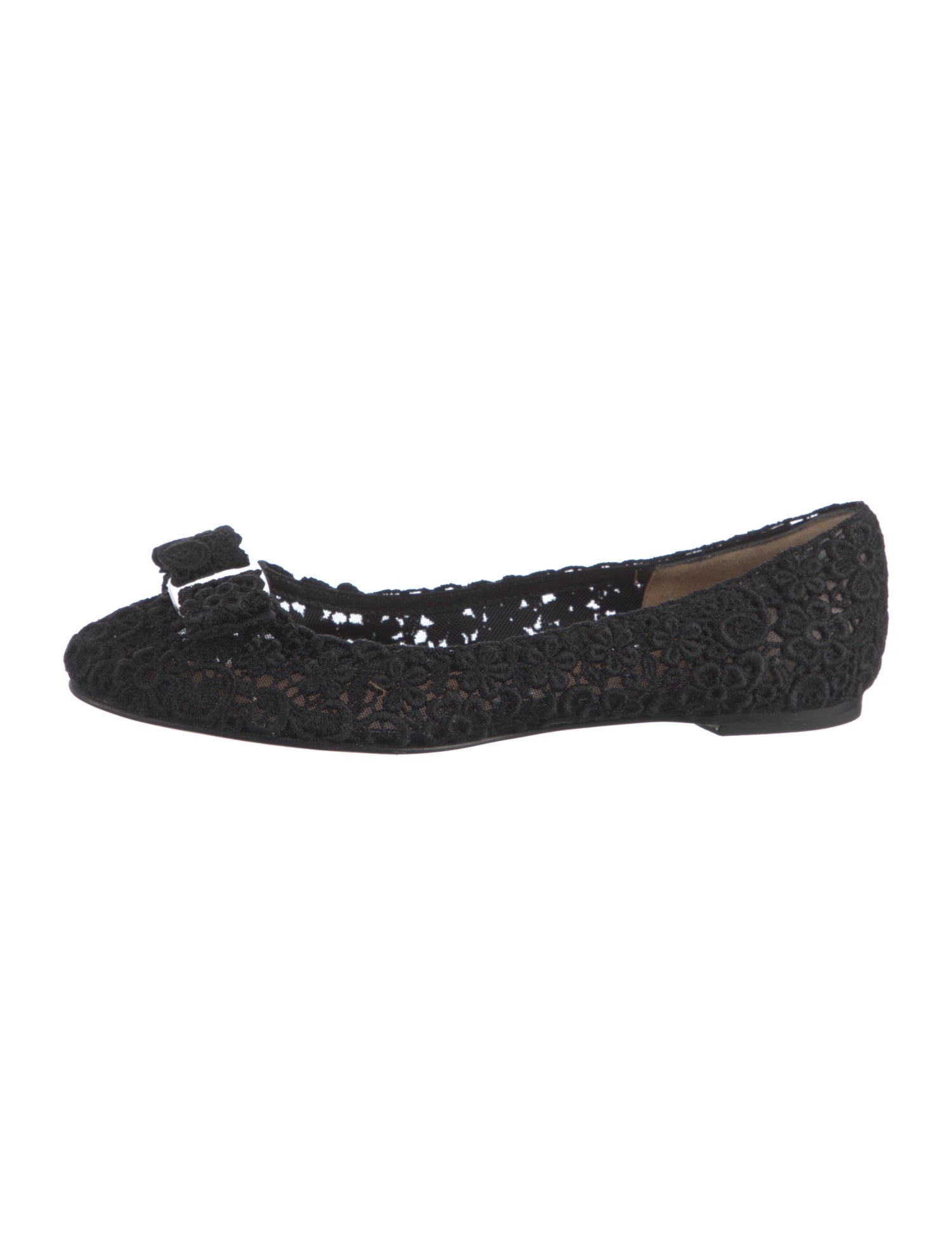 Salvatore Ferragamo Vara Bow Accent Bow Accents Ballet Flats