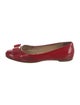 Salvatore Ferragamo Vara Bow Accent Patent Leather Ballet Flats