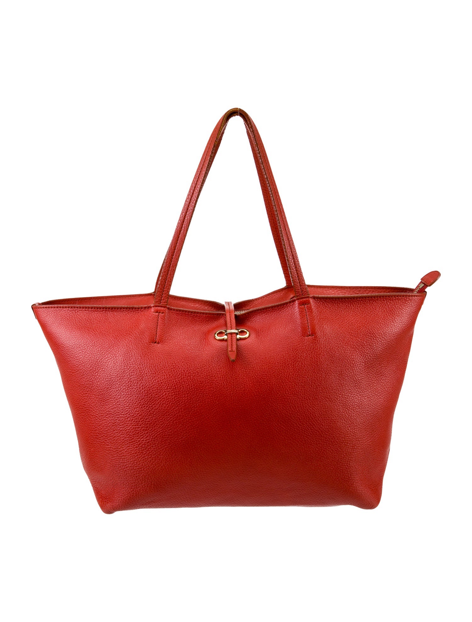 Salvatore Ferragamo Leather Weekender Bag