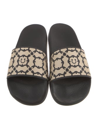 Salvatore Ferragamo Rubber Printed Slides