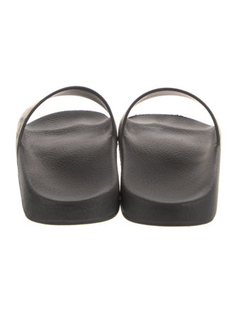 Salvatore Ferragamo Rubber Printed Slides