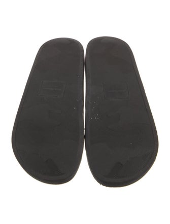Salvatore Ferragamo Rubber Printed Slides