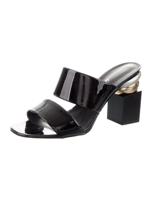 Salvatore Ferragamo Patent Leather Slides