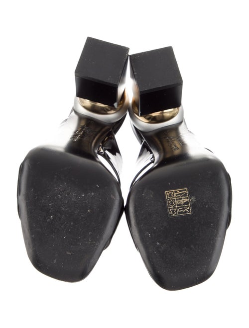 Salvatore Ferragamo Patent Leather Slides