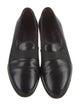 Salvatore Ferragamo Leather Monk Straps
