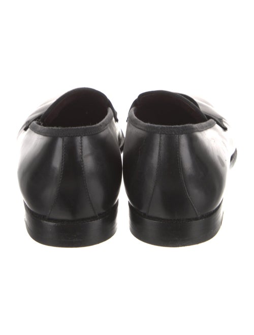 Salvatore Ferragamo Leather Monk Straps