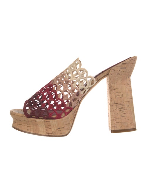 Salvatore Ferragamo Lasercut Accents Slides