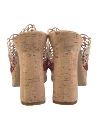 Salvatore Ferragamo Lasercut Accents Slides