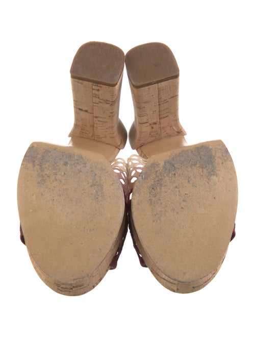 Salvatore Ferragamo Lasercut Accents Slides