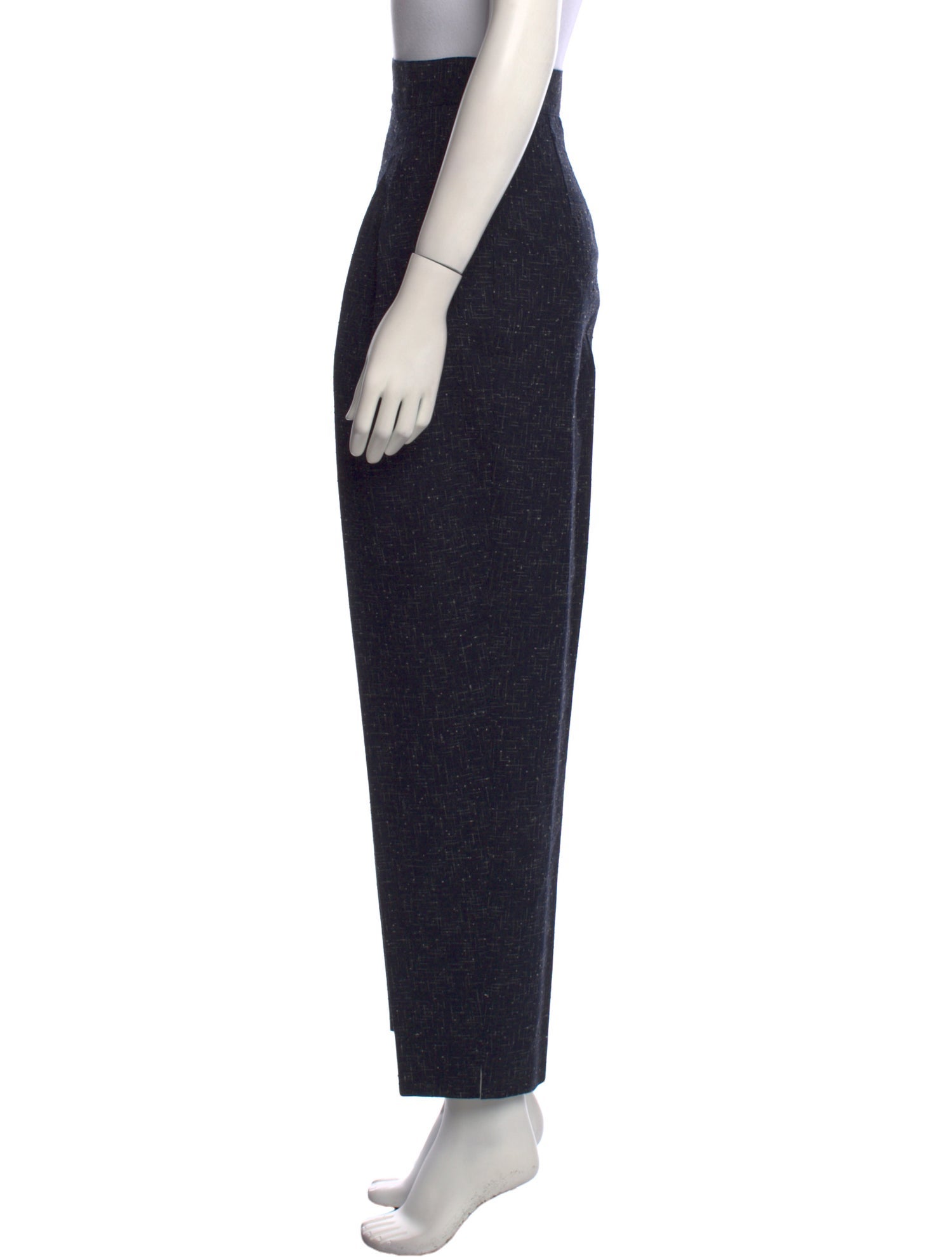 Salvatore Ferragamo Virgin Wool Straight Leg Pants