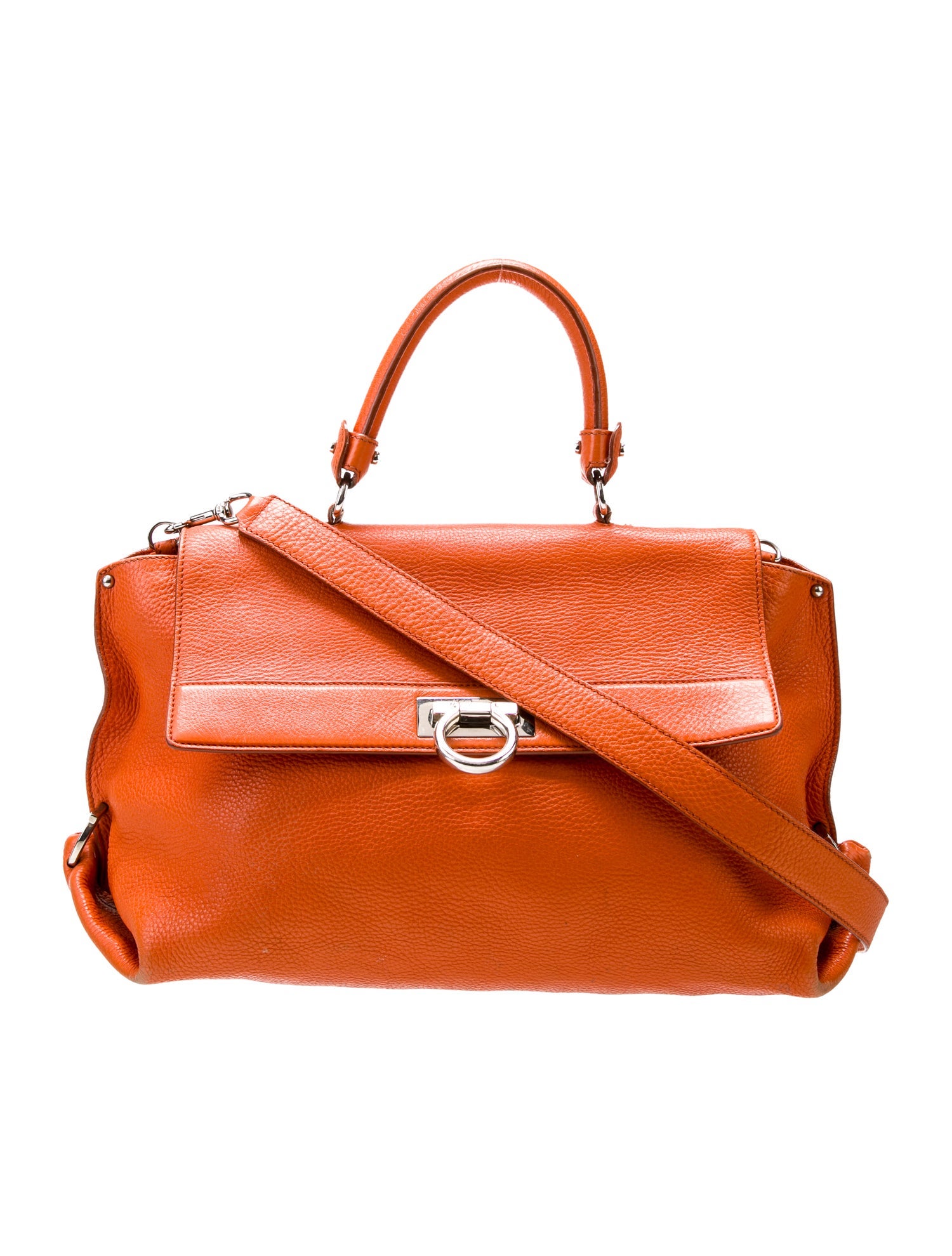 Salvatore Ferragamo Gancio Top Handle Bag