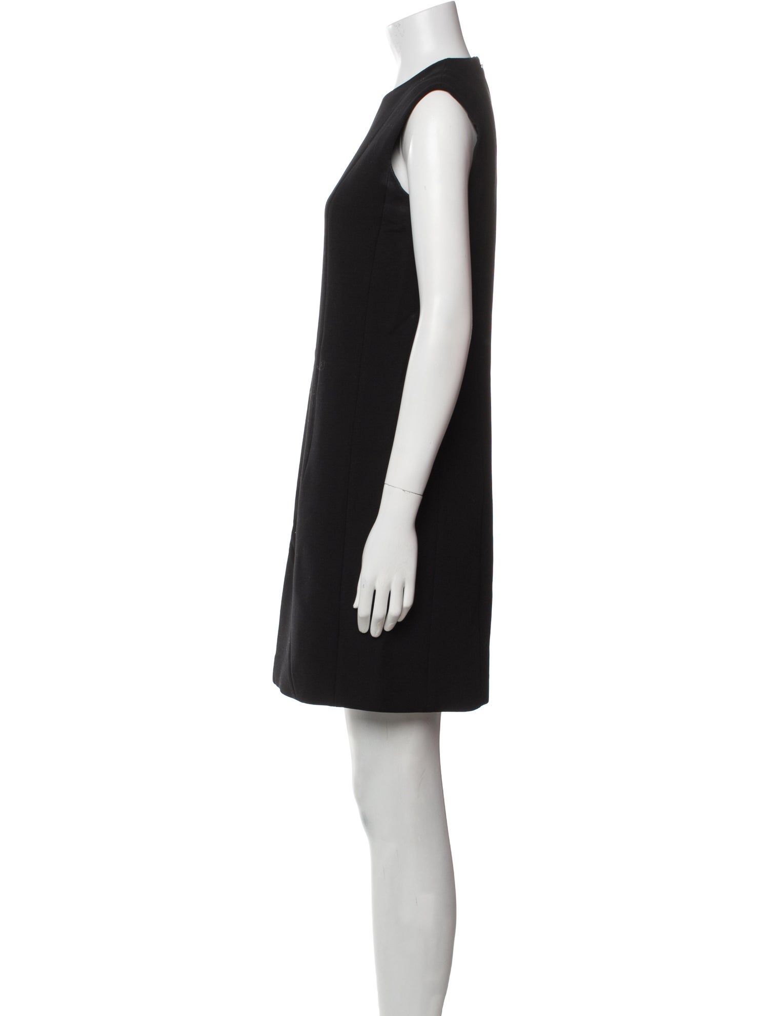 Salvatore Ferragamo Crew Neck Mini Dress