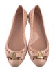 Salvatore Ferragamo Vara Bow Accent Rubber Flats