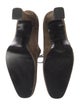 Salvatore Ferragamo Suede Bow Accents Lace-Up Boots