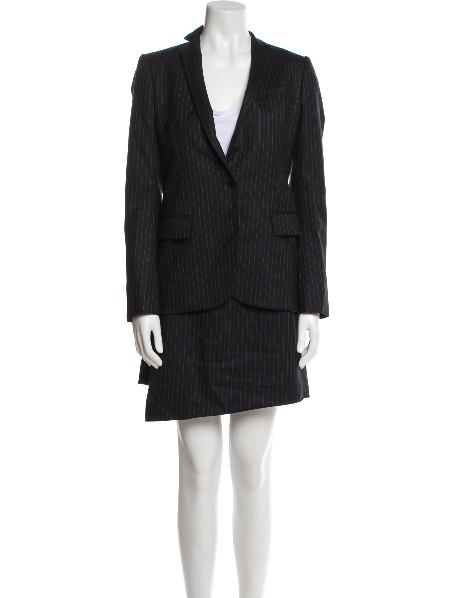 Salvatore Ferragamo Wool Skirt Suit