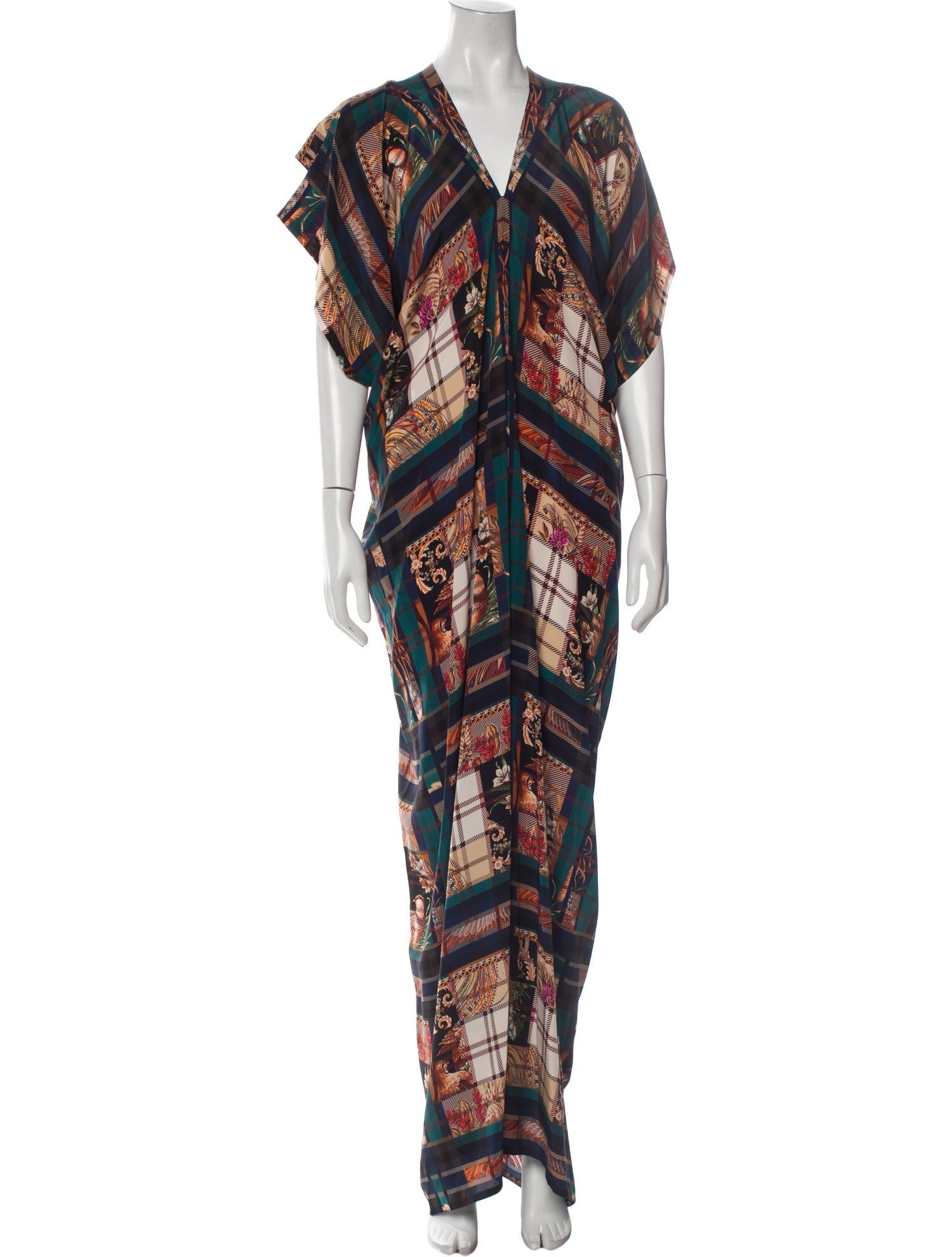 Salvatore Ferragamo Silk Long Dress