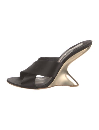 Salvatore Ferragamo Satin Slides