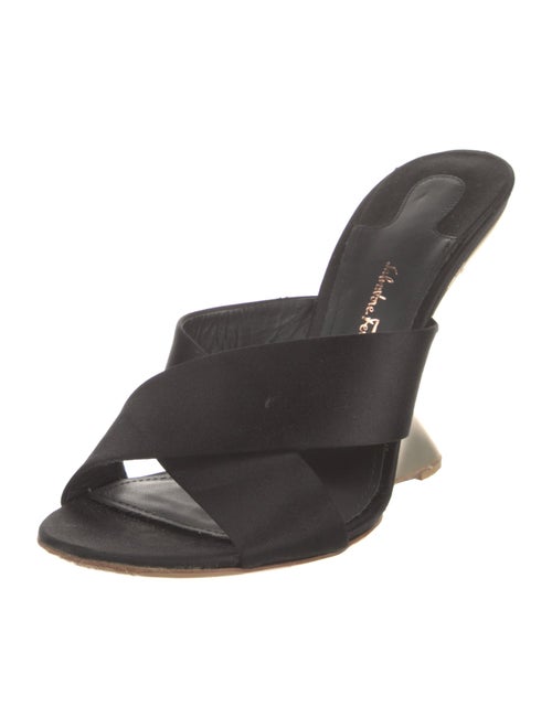 Salvatore Ferragamo Satin Slides