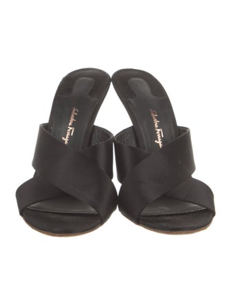 Salvatore Ferragamo Satin Slides