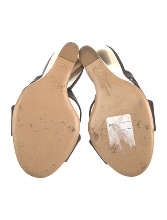 Salvatore Ferragamo Satin Slides