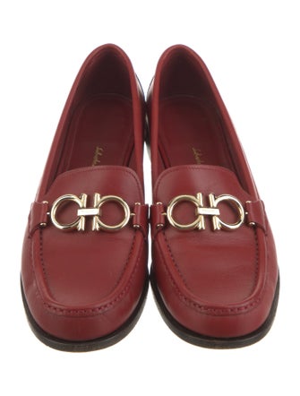 Salvatore Ferragamo Horsebit Accent Leather Loafers