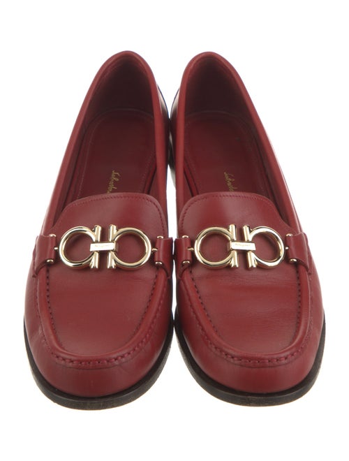 Salvatore Ferragamo Horsebit Accent Leather Loafers
