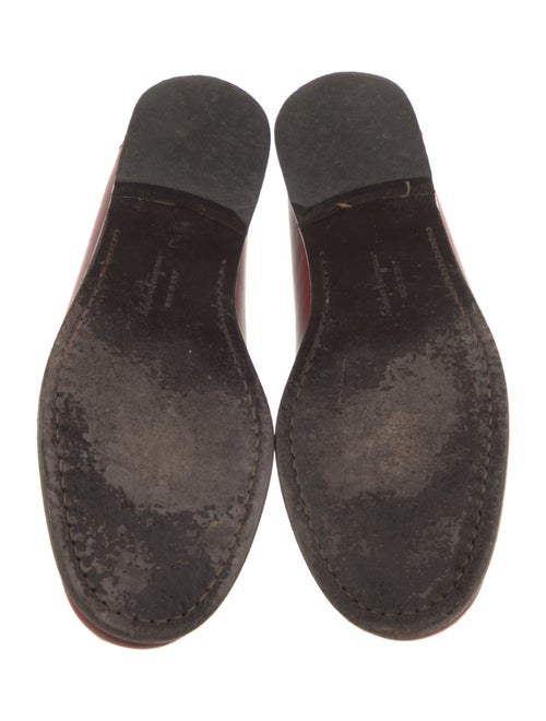 Salvatore Ferragamo Horsebit Accent Leather Loafers